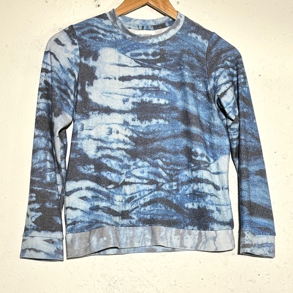 Sol Angeles Tie Dye Print Long Sleeve Pullover Size 12 Kids
